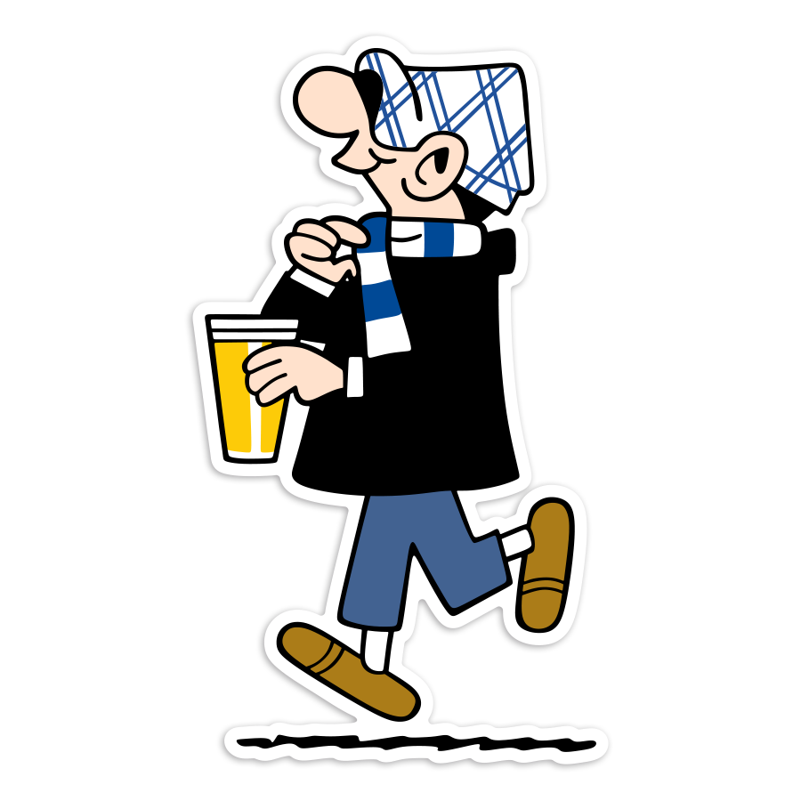 Aufkleber: Andy Capp Ultra Real Madrid