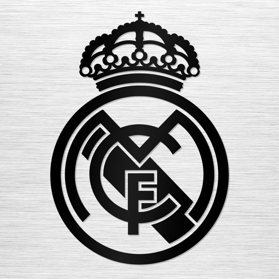 Aufkleber: Wappen Real Madrid CF