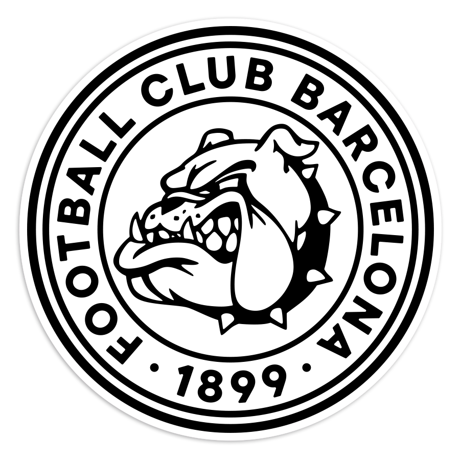 Aufkleber: 1899 Bulldog Football Club Barcelona