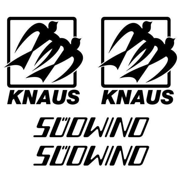 Knaus Sudwind Aufkleber V2 48cm Aufkleber Reproduktion - .de