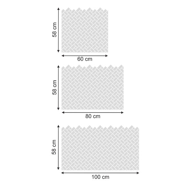 Wandtattoos: Textur Quadrate