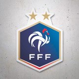 Aufkleber: Frankreich - Fußball Schild 3