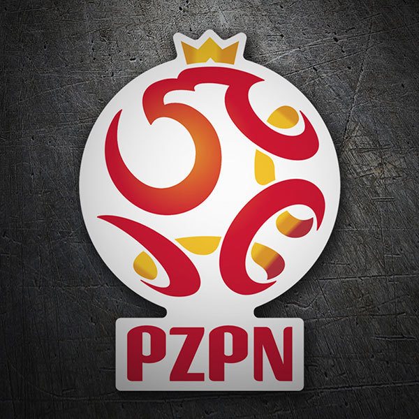 Aufkleber: Polen - Fußball Schild