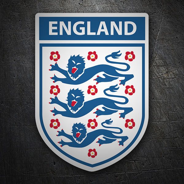 Aufkleber: England - Fußball Schild