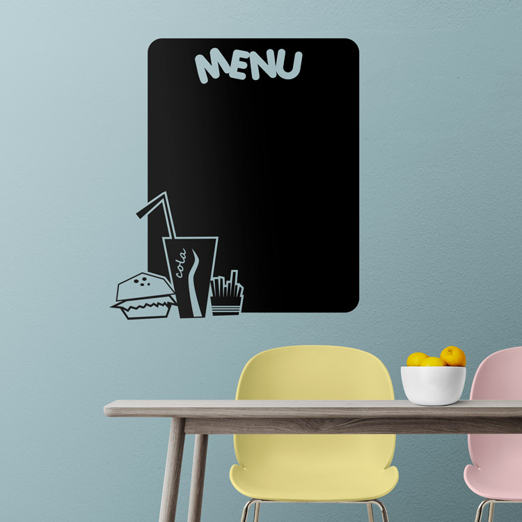 Wandtattoos: Happy Menu