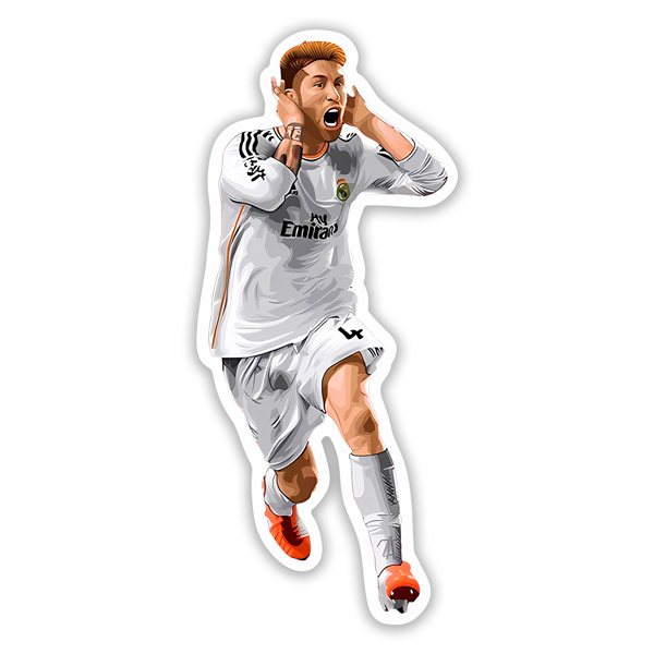 Aufkleber: Sergio Ramos celebration