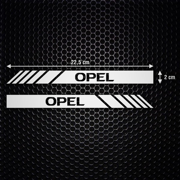 Set 2X Spiegel-Aufkleber Opel