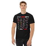 T-shirts: Formel-1-Strecken Flaggen T-Shirt 3