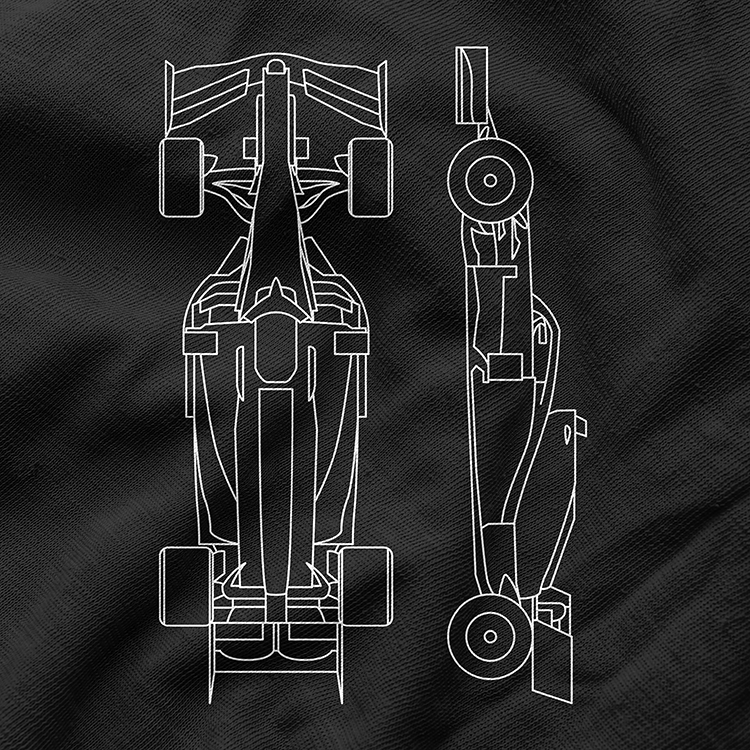 T-shirts: Formel-1-Auto Entwurf T-Shirt