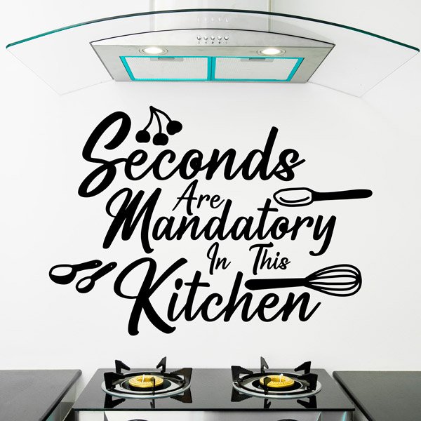 Wandtattoos: Seconds are mandatory in this kitchen