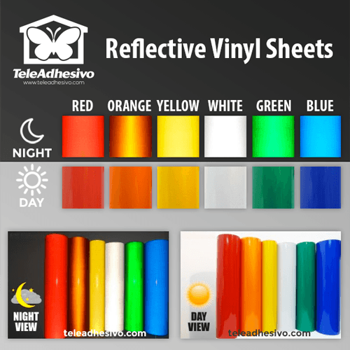 Aufkleber: Vinyl Sheet Reflective