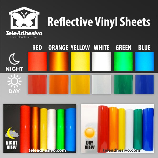 Aufkleber: Vinyl Sheet Reflective