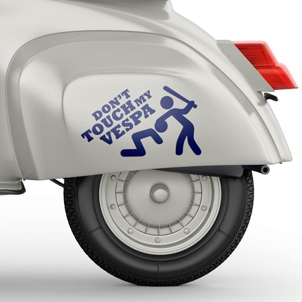 Aufkleber Don´t touch my Roller Moped StickerbombTattoo Sticker Tuning