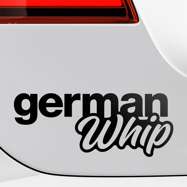 Aufkleber: German Whip