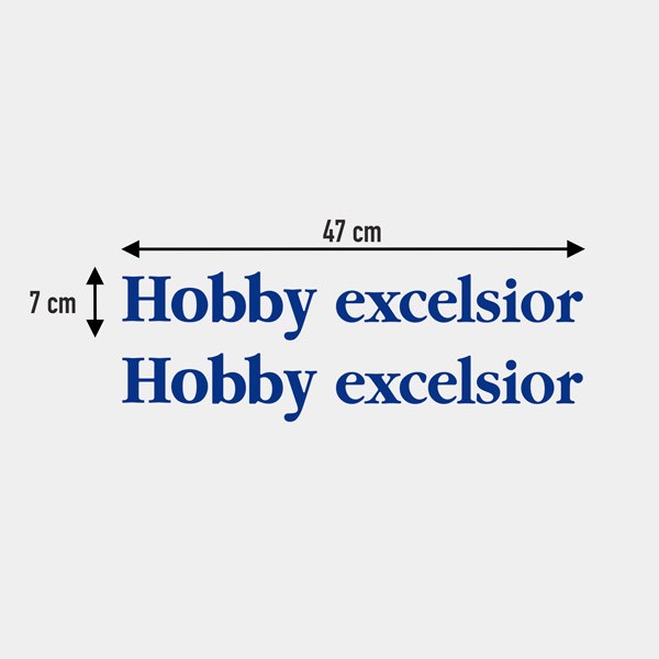 Wohnmobil aufkleber: Hobby excelsior