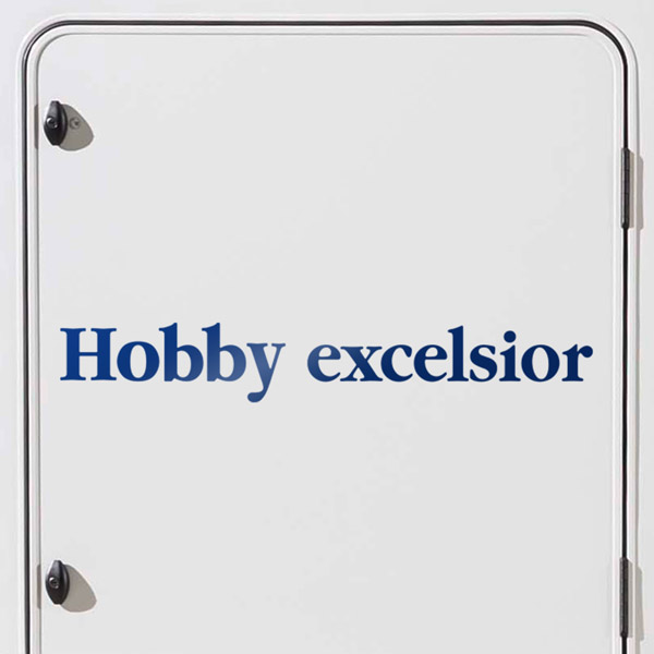 Wohnmobil aufkleber: Hobby excelsior