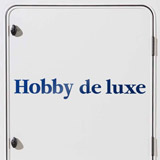 Wohnmobil aufkleber: Hobby de luxe 2