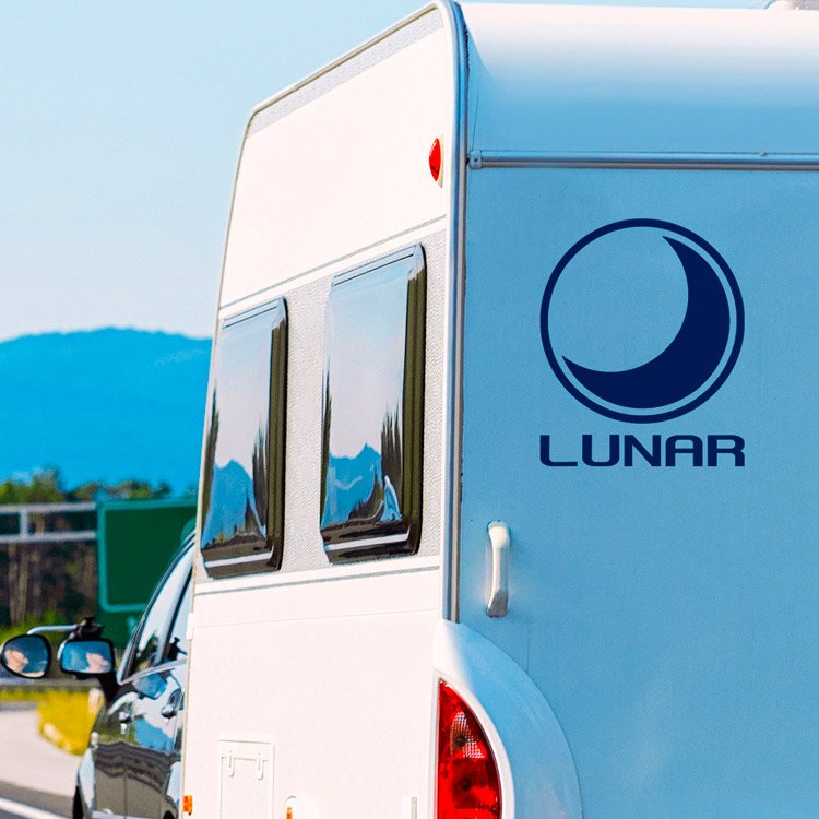 Wohnmobil aufkleber: Lunar Logo Wohnmobil Vinyl