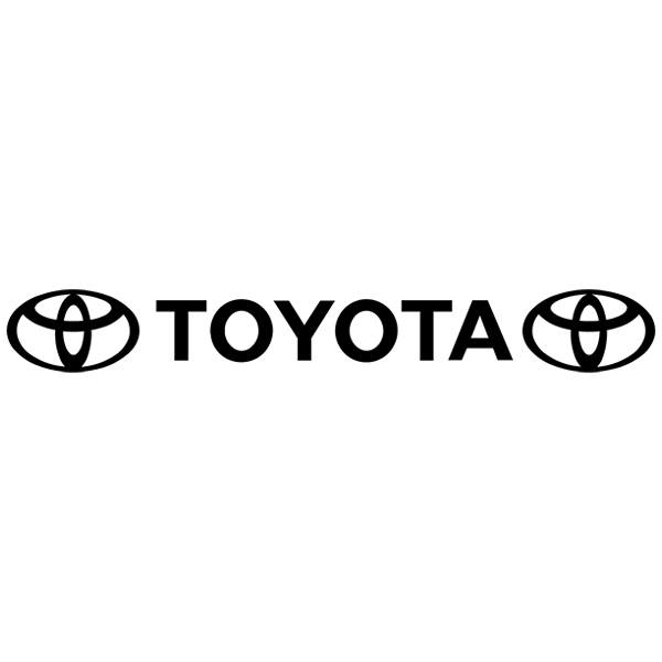 Toyota Aufkleber Front/Heckscheibe Top Angebot